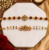 Shree Ganesh Rudraksha & Nazar Suraksha Bhaiya Bhabhi Rakhi Pack of 2