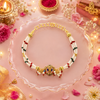 Neelanjali Peacock Vighnaharta Pearl Rakhi Pack of 2