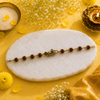 Luxury Handcrafted Rudraksha Rakhi Pack of 6
