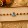 Luxury Handcrafted Rudraksha Rakhi Pack of 6