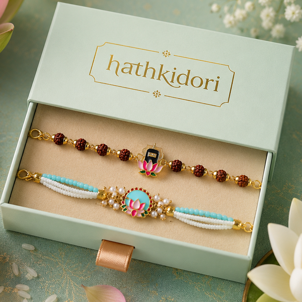 Shakti-Kamal Bhaiya Bhabhi Rakhi Set