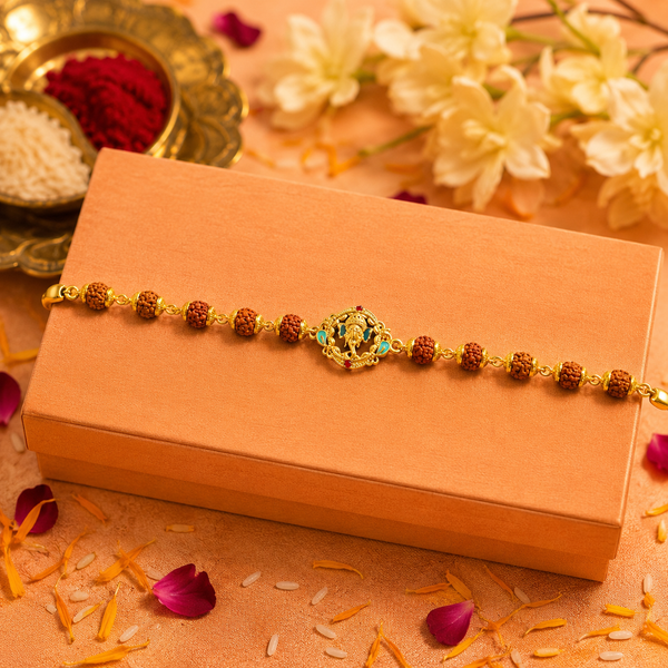 Ganesha Rudraksha Rakhi
