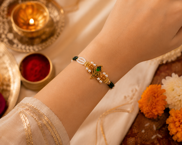 Heirloom Pearl Rakhi Collection of 6