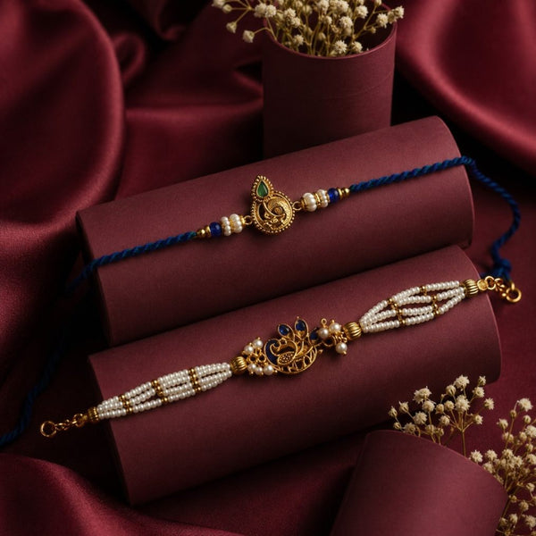 Rajsi Mayur Bhaiya Bhabhi Rakhi Set