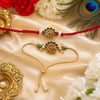 Mor Pankh Krishna Rakhi Set