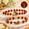 Royal Rudraksha Shiva-Shakti Bracelet Combo – Pack of 2