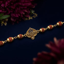 Mahakal Trishul Rudraksha Rakhi