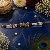 Meenakari & Royal Peacock Pearl Rakhi Pack of 2