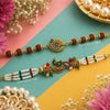 Divya Drishti Peacock Rakhi Set