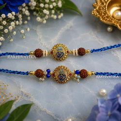 Mahadev Trishul Om Rudraksha Rakhi
