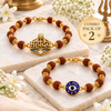Mahadev Rudraksha Protection Bracelet Combo – Pack of 2