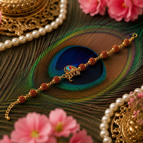 Krishna Rudraksha Rakhi