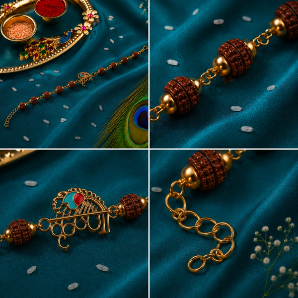 Krishna Rudraksha Rakhi